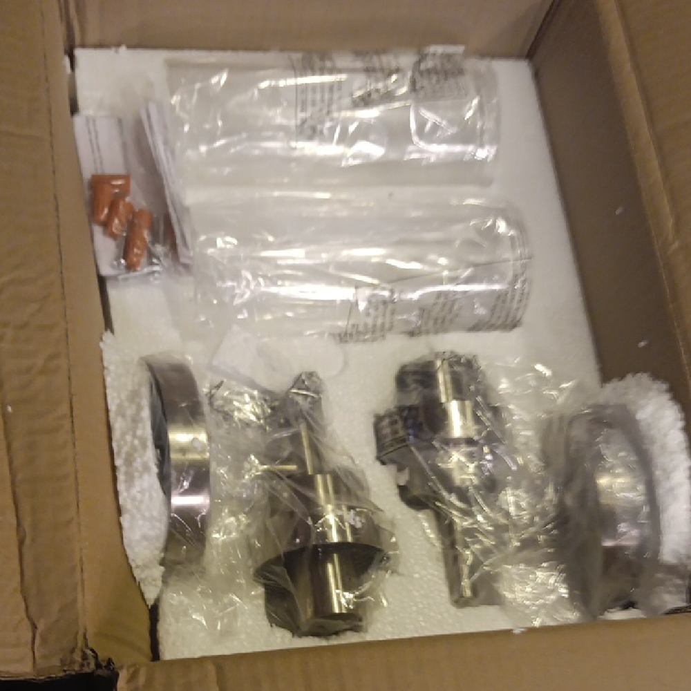 NIB. Elegant Modern Wall Sconce Lights Brushed Nickel Set Of 2 - Picture 8 of 8